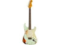 Fender Custom Shop 1961 Stratocaster Super Heavy Relic RW 3A Aged Surf Green 3-Color Sunburst Fender Custom Shop 1961 Stratocaster Super Heavy Relic RW 3A Aged Surf Green 3-Color Sunburst